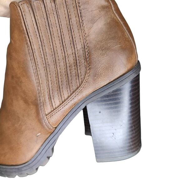 Sam & Libby Faux Leather Combat Booties Boots - Picture 6 of 15